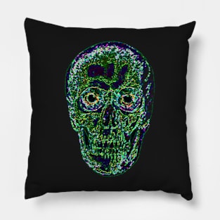 Neon skull Pillow