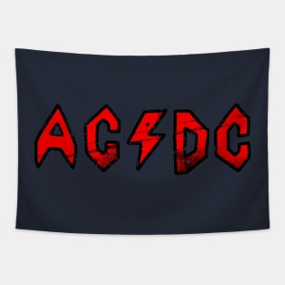 Butt-Head AC/DC Distressed - Red Tapestry