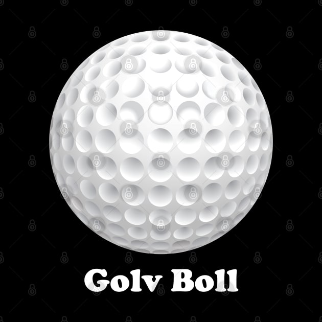 Golf Ball by DekkenCroud