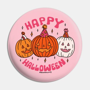 Happy Halloween Party Pin