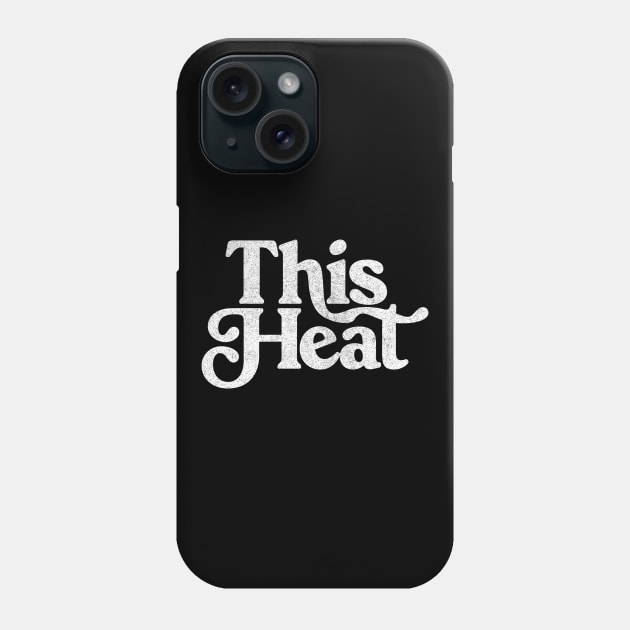 This Heat / Retro Style Typography Design Phone Case by DankFutura