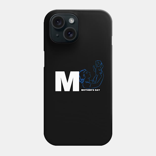 M mother day Phone Case by Butterfly Dira