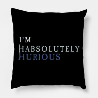 Habsolutely Hurious Pillow