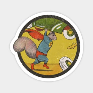 Golden Age Supersquirrel Magnet