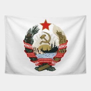 Karelo-Finnish Soviet Socialist Republic (1940 - 1956) State Emblem Tapestry