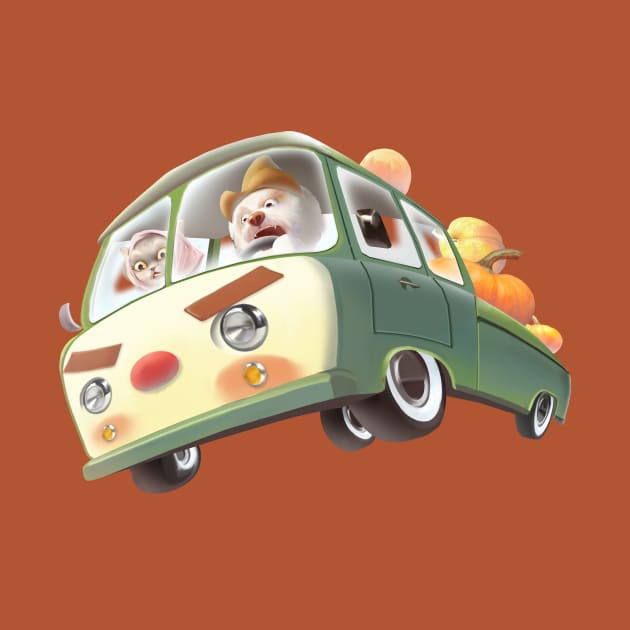 Pumpkin Truck by zkozkohi