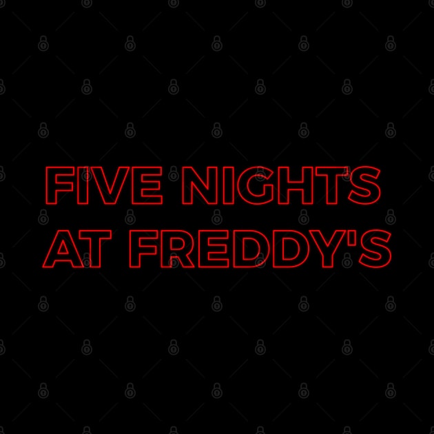 FIVE NIGHTS AT FREDDY'S alt. font by AizaBreathe