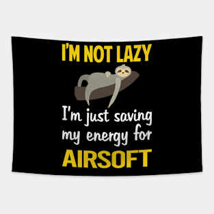 Funny Lazy Airsoft Tapestry