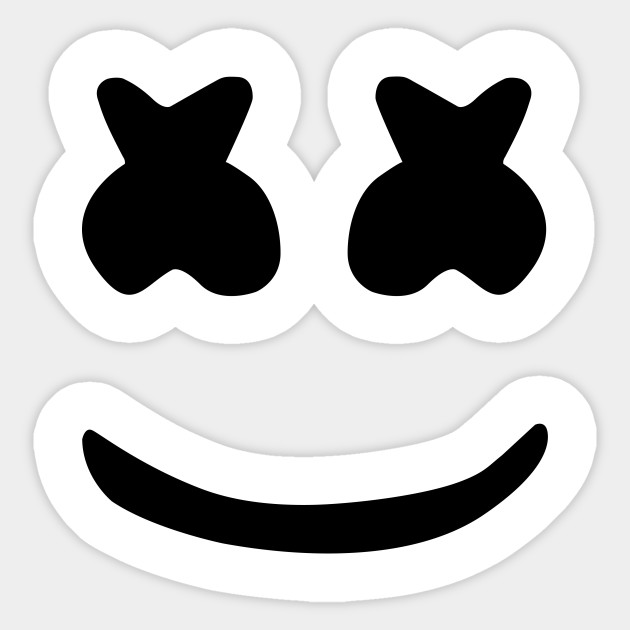 Marshmello Dj Marshmello Sticker Teepublic
