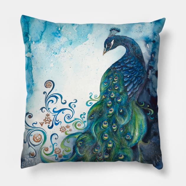 Clockwork Elegance Pillow by Clockwork Art