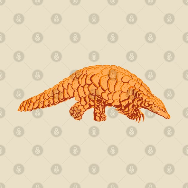 sleepy pangolin in slow motion by duxpavlic