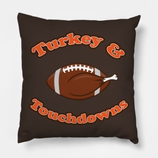 Turkeys & Touchdowns Pillow