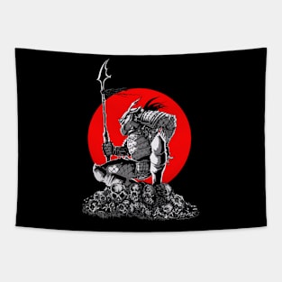 Samurai Predator Tapestry