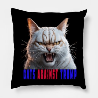 Cats Against Trump Pillow