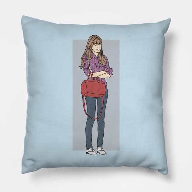 Korean Idol Girl Pillow by crissbahari