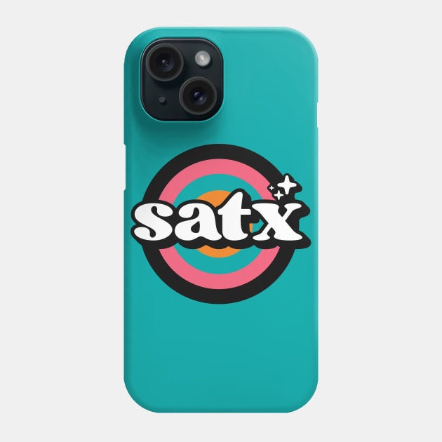 Vintage San Antonio Sunset Seal // Retro City Emblem for San Antonio, Texas SATX Phone Case by Now Boarding