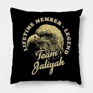 Jaliyah Name - Lifetime Member Legend - Eagle Pillow