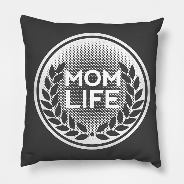 Mom Life 2 Pillow by Litho
