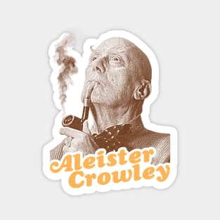 Aleister Crowley // Vintage Occult Paganism Fan Art Magnet