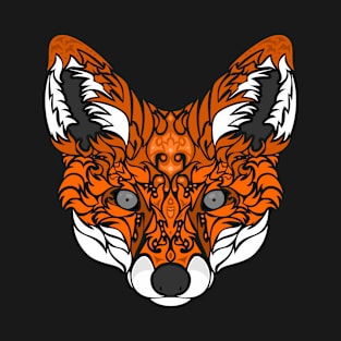 Fox Face Drawing T-Shirt