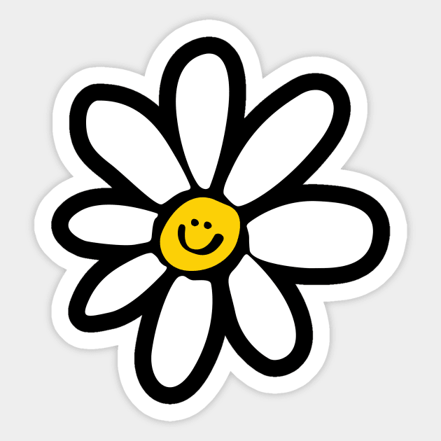 Cute Daisy Flower - Daisy - Sticker