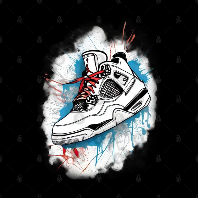 AJ IV SKetch - SteetArt by Buff Geeks Art