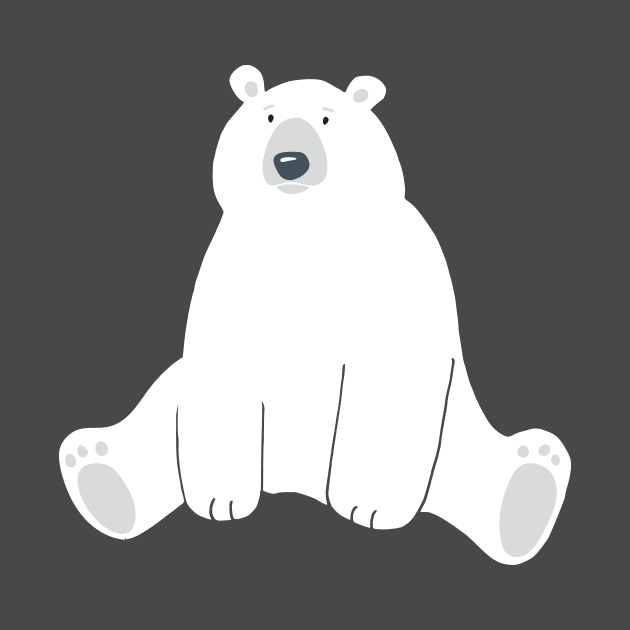 Charming Polar Bear by JunkyDotCom