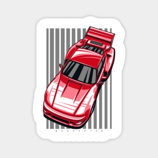 935 Racing car Magnet