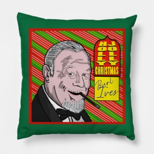 Burl Ives' Holly Jolly Christmas Pillow