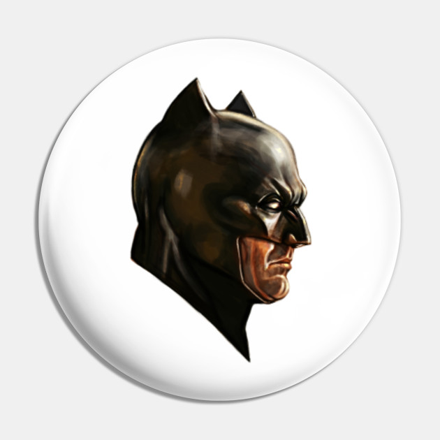 Batman Profile Batman Pin Teepublic Au