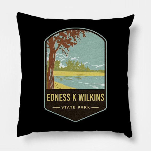 Edness K Wilkins State Park Pillow by JordanHolmes