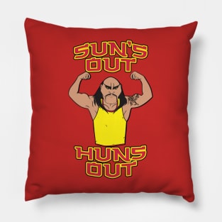 Sun's Out Huns Out Pillow