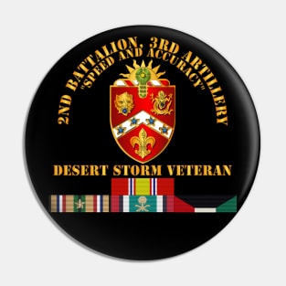 2nd Bn, 3rd Artillery - Desert Storm Veteran Pin