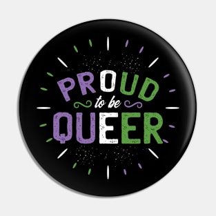 Proud to be Queer Pin