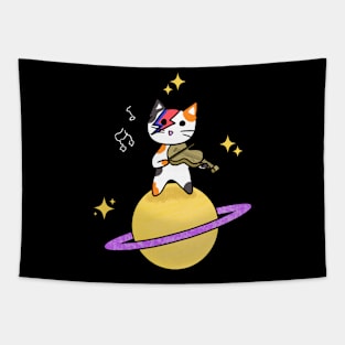 Space Oddity Kitty Tapestry