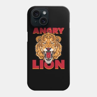 Angry Lion Head Design for all who loves wildlife Phone Case