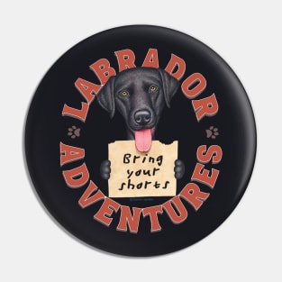 Labrador Retriever Adventures Pin