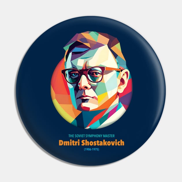 Dmitri Shostakovich WPAP Pin by BAJAJU