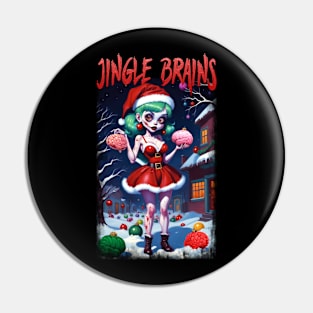 Jingle Brains Pin