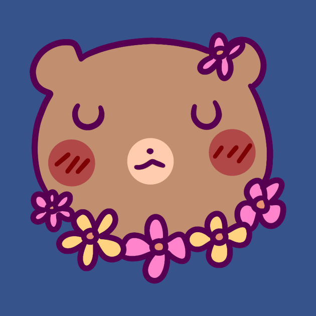 Flower Bear Face by saradaboru