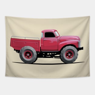 Cartoon Monster Truck Tapestry