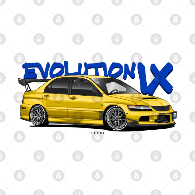 Lancer Evo IX by LpDesigns_