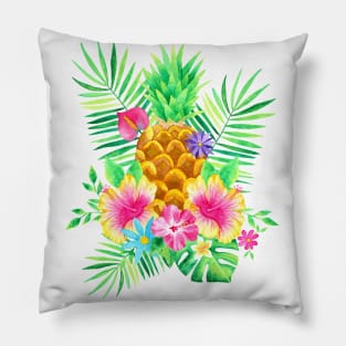 Pineapple Tropical Arrangement Pillow