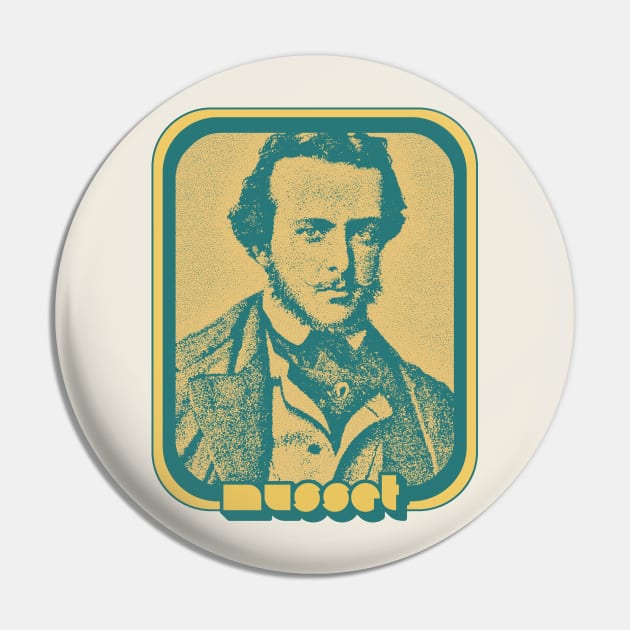 Alfred De Musset // French Poet Fan Art Design Pin by DankFutura