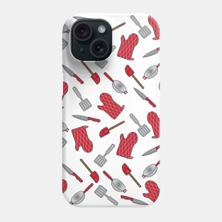 Red Accent Cooking Tools Phone Case