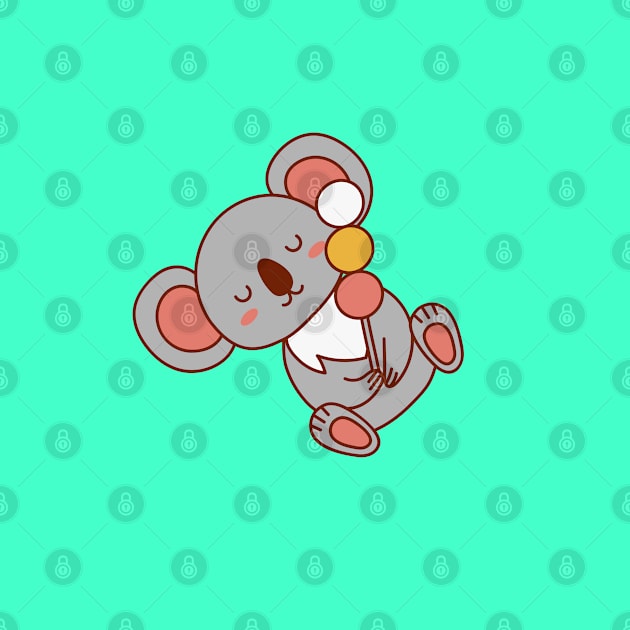 Cute Sleeping Koala Kid by Craft With Me