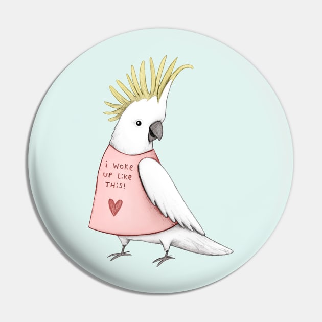 Pretty Cockatoo Pin by Sophie Corrigan