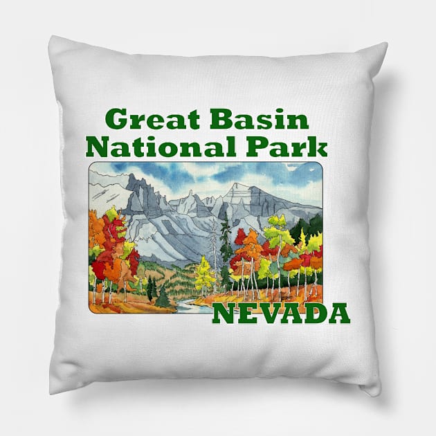 Great Basin National Park, Nevada Pillow by MMcBuck