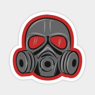 Radioactive gas mask Magnet