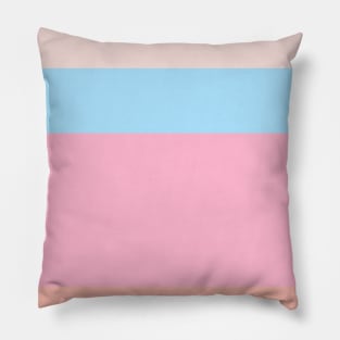An outstanding combination of Fresh Air, Cornflower Blue, Little Girl Pink, Misty Rose and Pale Rose stripes. Pillow